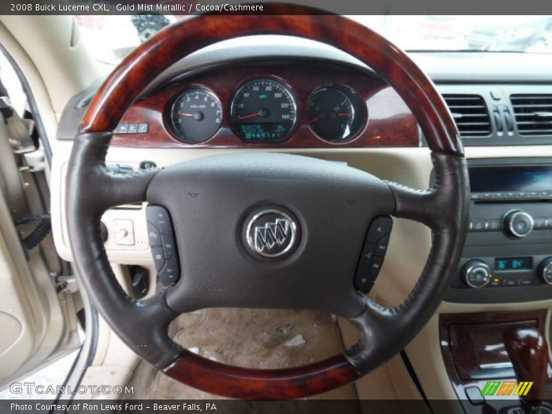 Gold Mist Metallic / Cocoa/Cashmere 2008 Buick Lucerne CXL