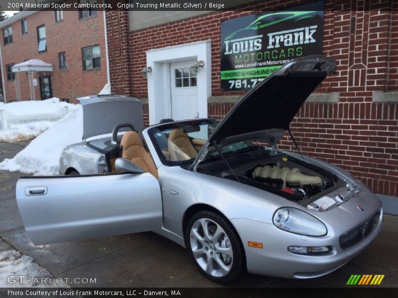 Grigio Touring Metallic (Silver) / Beige 2004 Maserati Spyder Cambiocorsa