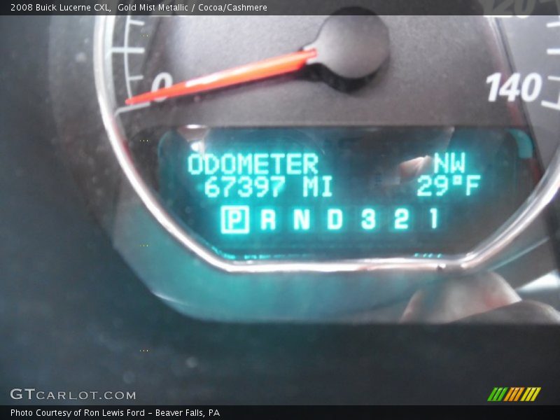 Gold Mist Metallic / Cocoa/Cashmere 2008 Buick Lucerne CXL