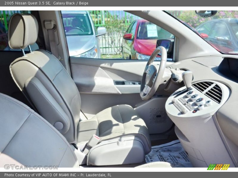 Galaxy Black / Beige 2005 Nissan Quest 3.5 SE