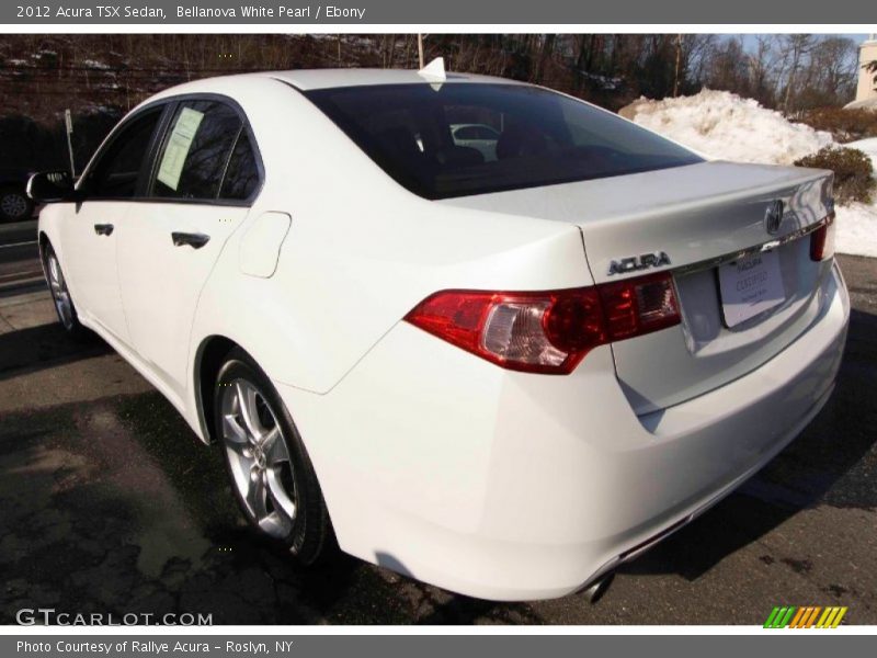 Bellanova White Pearl / Ebony 2012 Acura TSX Sedan