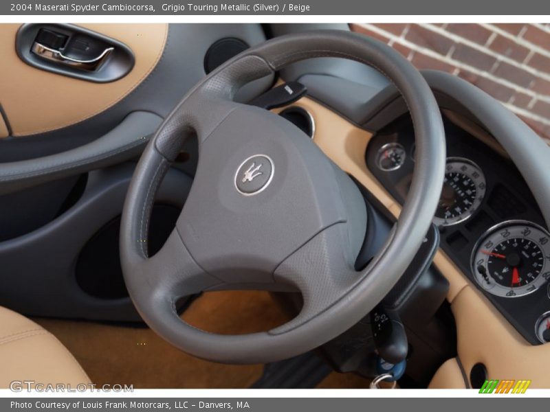 Grigio Touring Metallic (Silver) / Beige 2004 Maserati Spyder Cambiocorsa