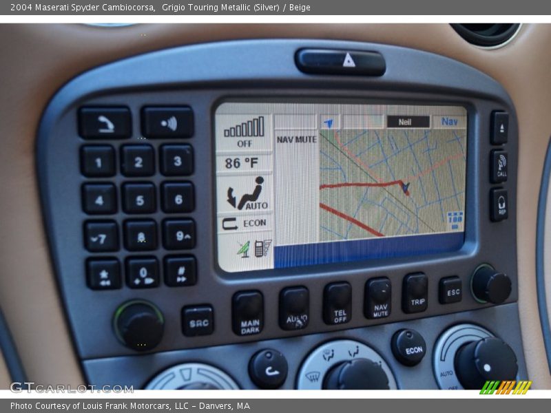 Navigation of 2004 Spyder Cambiocorsa