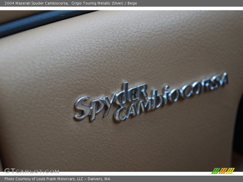 Grigio Touring Metallic (Silver) / Beige 2004 Maserati Spyder Cambiocorsa