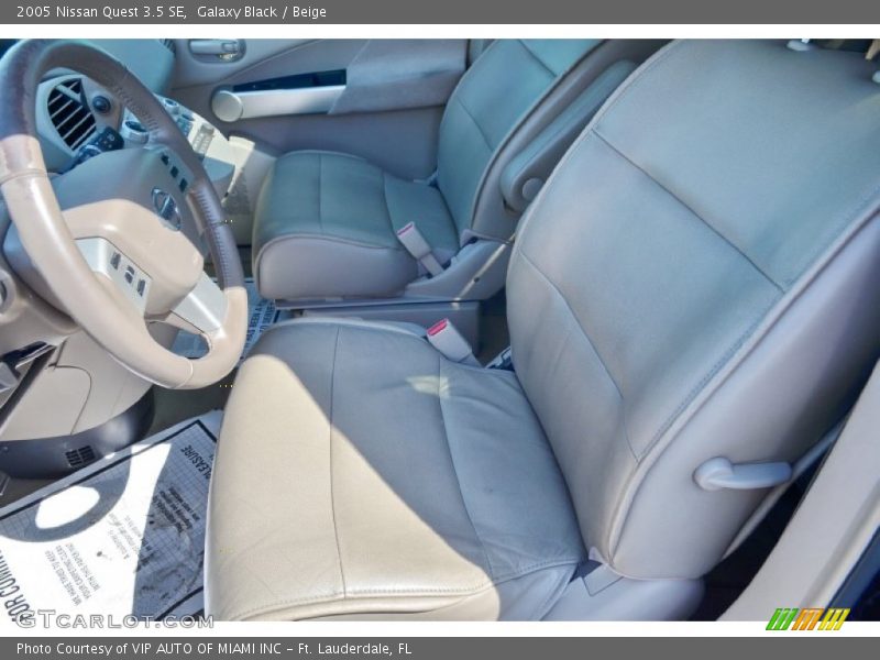 Galaxy Black / Beige 2005 Nissan Quest 3.5 SE