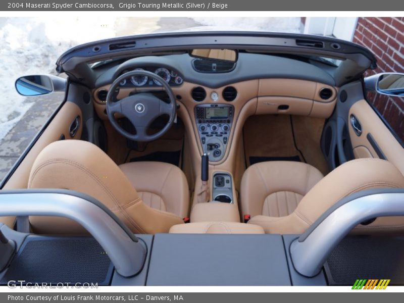 Grigio Touring Metallic (Silver) / Beige 2004 Maserati Spyder Cambiocorsa