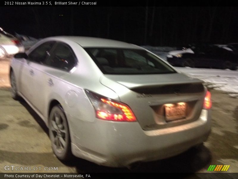 Brilliant Silver / Charcoal 2012 Nissan Maxima 3.5 S