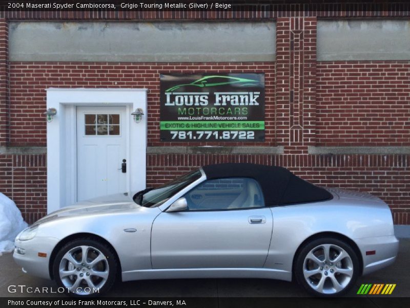 Grigio Touring Metallic (Silver) / Beige 2004 Maserati Spyder Cambiocorsa