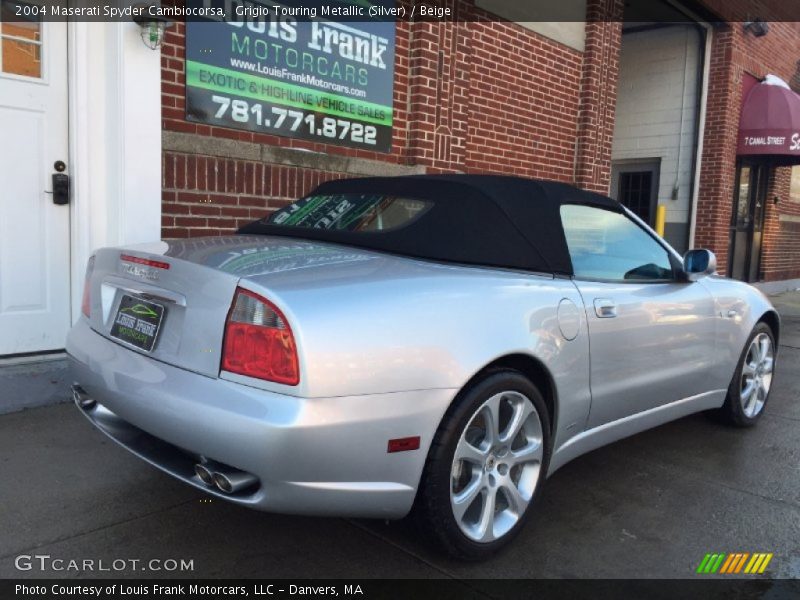 Grigio Touring Metallic (Silver) / Beige 2004 Maserati Spyder Cambiocorsa