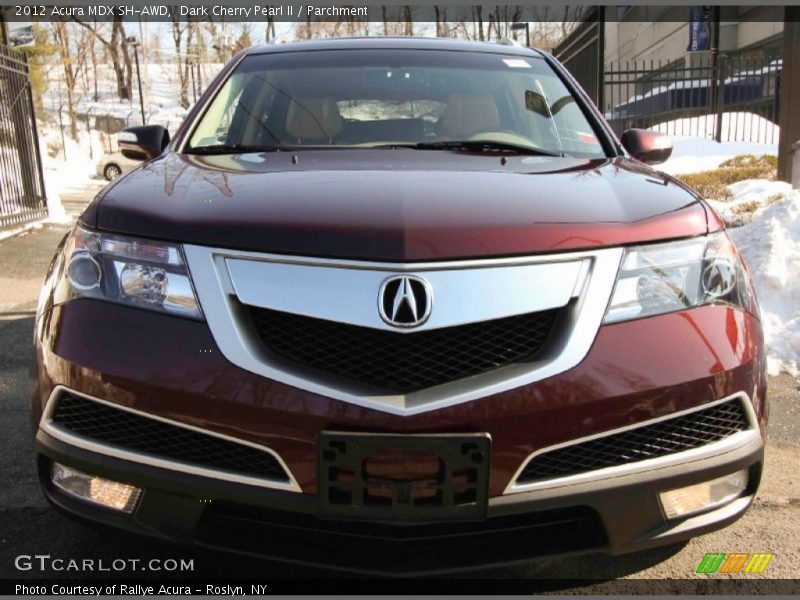 Dark Cherry Pearl II / Parchment 2012 Acura MDX SH-AWD