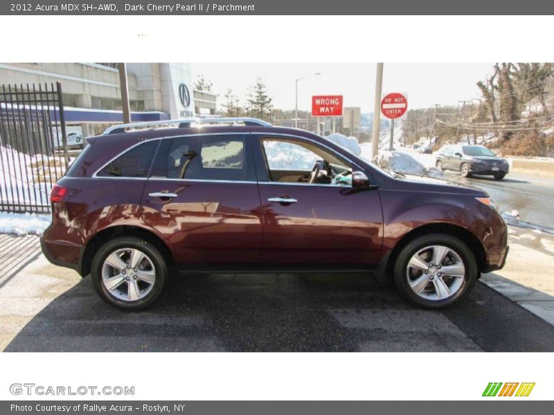 Dark Cherry Pearl II / Parchment 2012 Acura MDX SH-AWD