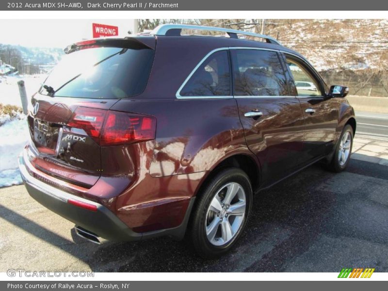 Dark Cherry Pearl II / Parchment 2012 Acura MDX SH-AWD