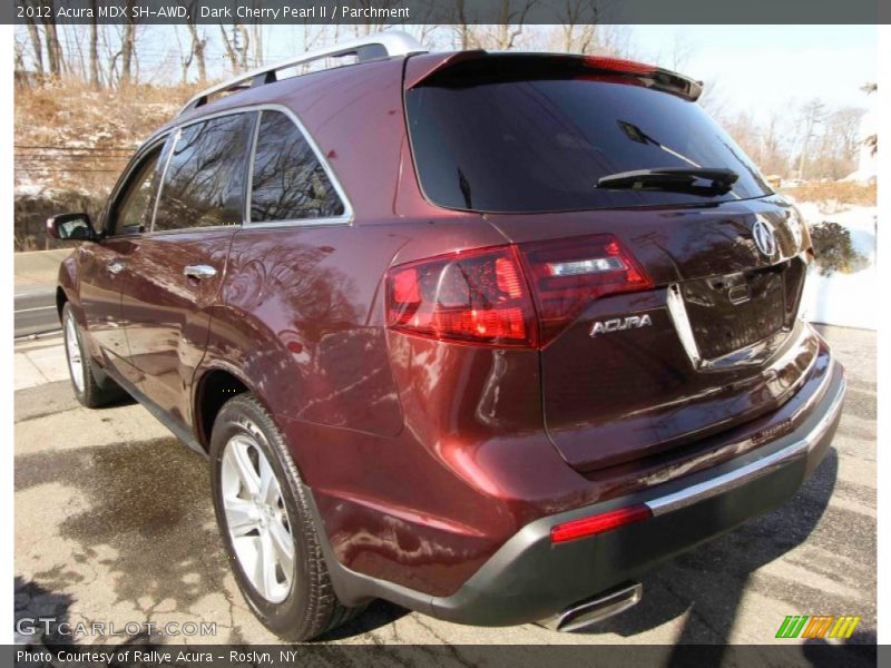 Dark Cherry Pearl II / Parchment 2012 Acura MDX SH-AWD