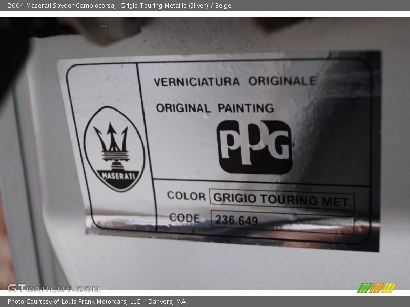 236.649 - 2004 Maserati Spyder Cambiocorsa