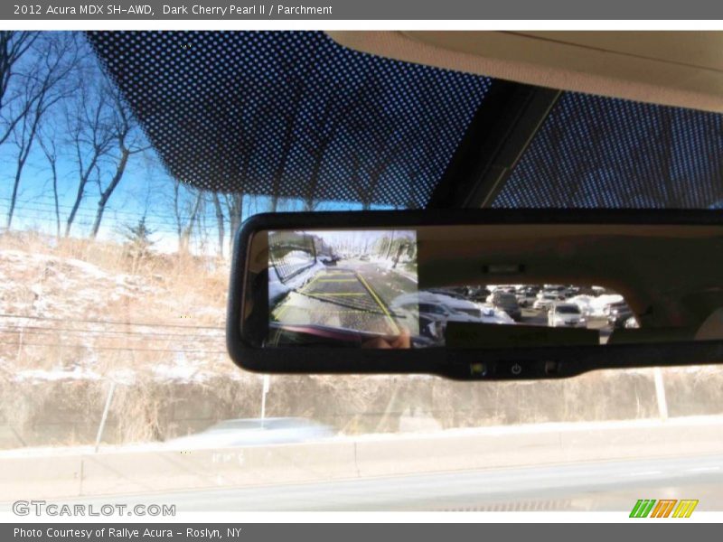 Dark Cherry Pearl II / Parchment 2012 Acura MDX SH-AWD
