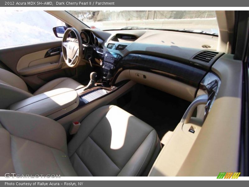 Dark Cherry Pearl II / Parchment 2012 Acura MDX SH-AWD