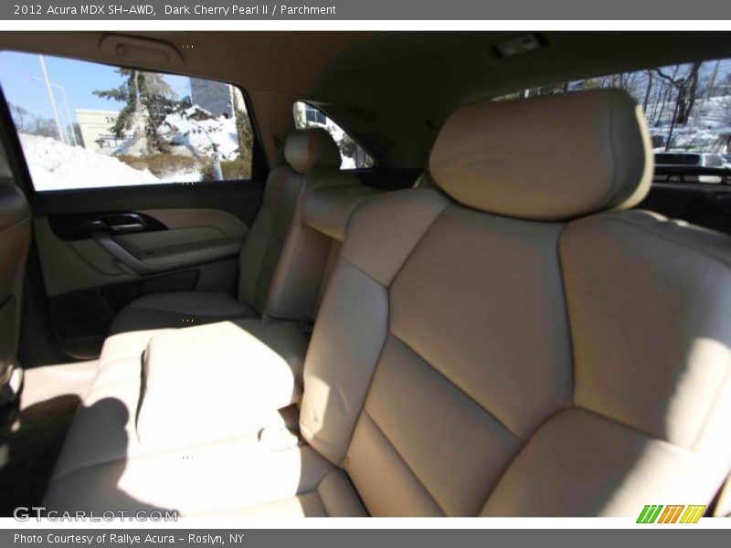 Dark Cherry Pearl II / Parchment 2012 Acura MDX SH-AWD
