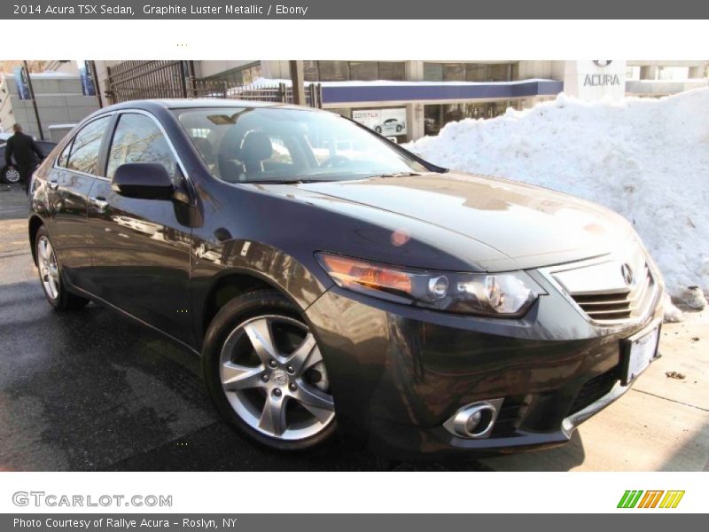 Graphite Luster Metallic / Ebony 2014 Acura TSX Sedan