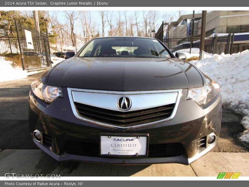 Graphite Luster Metallic / Ebony 2014 Acura TSX Sedan