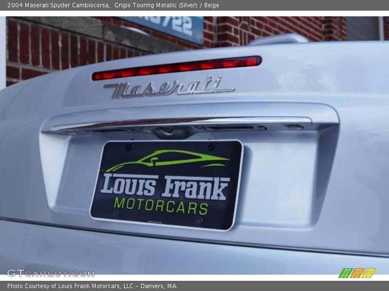 Grigio Touring Metallic (Silver) / Beige 2004 Maserati Spyder Cambiocorsa