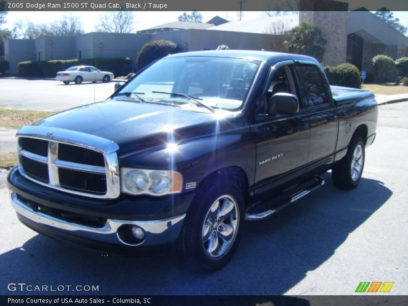 Black / Taupe 2005 Dodge Ram 1500 ST Quad Cab
