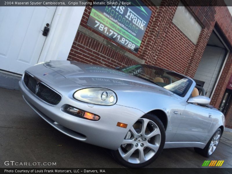 Grigio Touring Metallic (Silver) / Beige 2004 Maserati Spyder Cambiocorsa