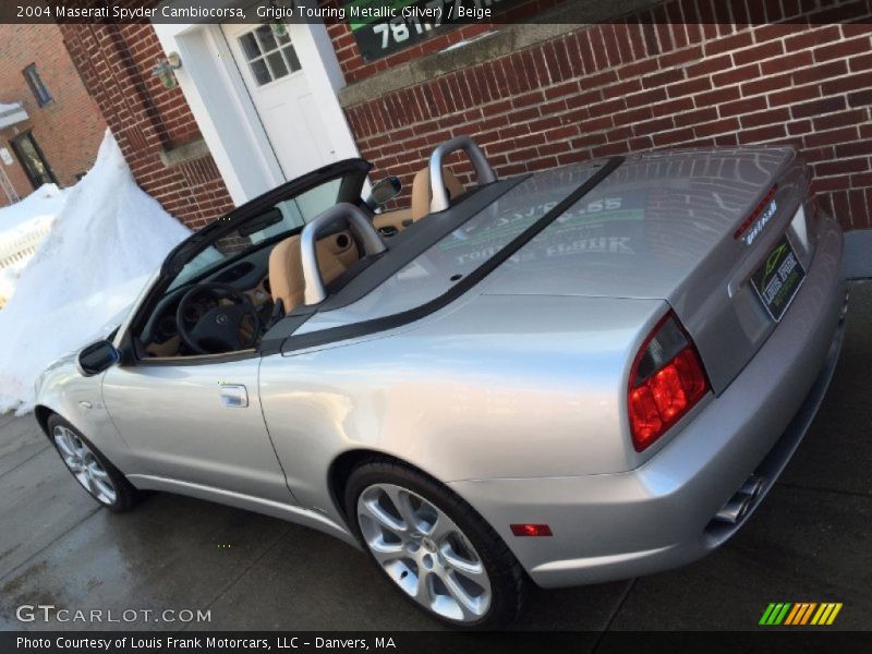 Grigio Touring Metallic (Silver) / Beige 2004 Maserati Spyder Cambiocorsa