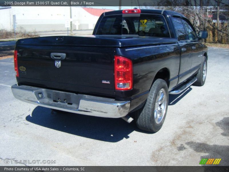 Black / Taupe 2005 Dodge Ram 1500 ST Quad Cab