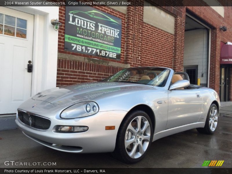 Grigio Touring Metallic (Silver) / Beige 2004 Maserati Spyder Cambiocorsa