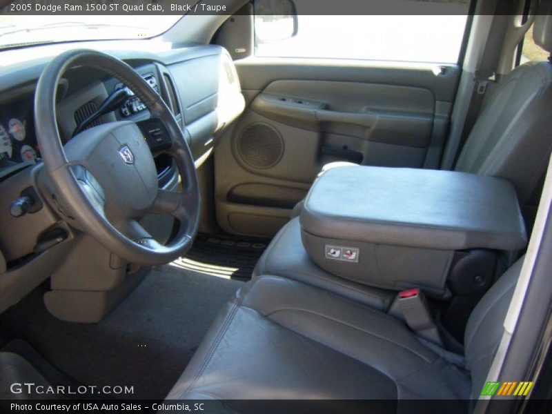 Black / Taupe 2005 Dodge Ram 1500 ST Quad Cab
