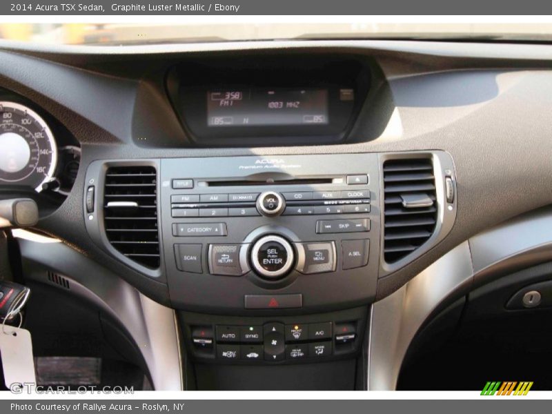 Graphite Luster Metallic / Ebony 2014 Acura TSX Sedan