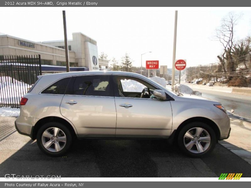 Grigio Metallic / Ebony 2012 Acura MDX SH-AWD