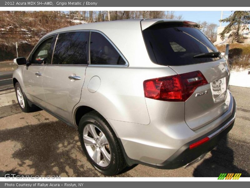 Grigio Metallic / Ebony 2012 Acura MDX SH-AWD