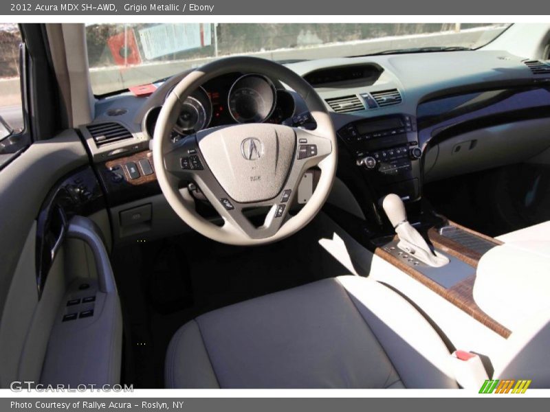 Grigio Metallic / Ebony 2012 Acura MDX SH-AWD