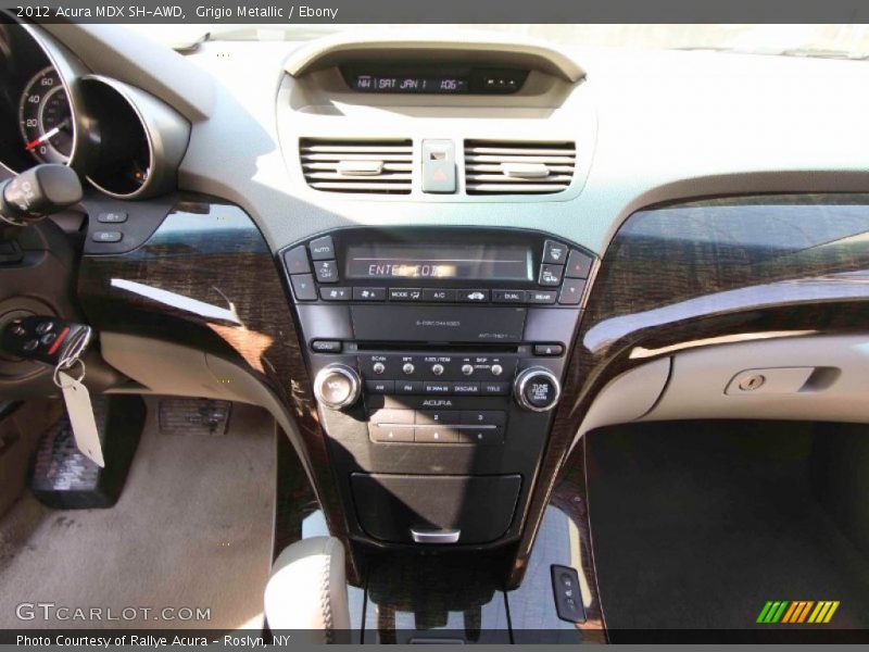 Grigio Metallic / Ebony 2012 Acura MDX SH-AWD