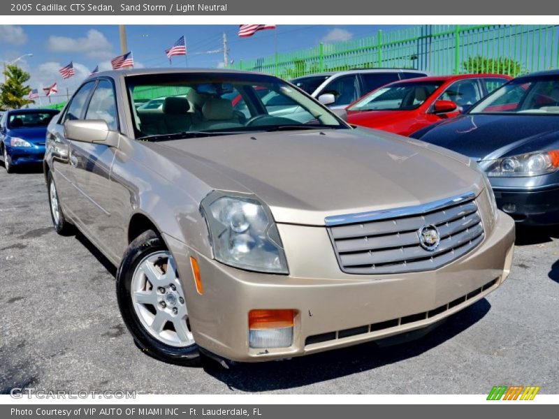 Sand Storm / Light Neutral 2005 Cadillac CTS Sedan