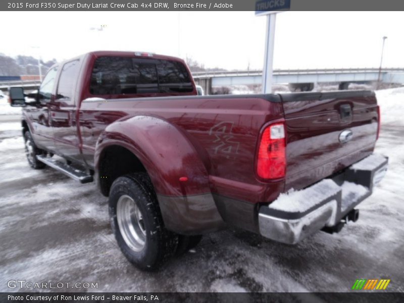 Bronze Fire / Adobe 2015 Ford F350 Super Duty Lariat Crew Cab 4x4 DRW