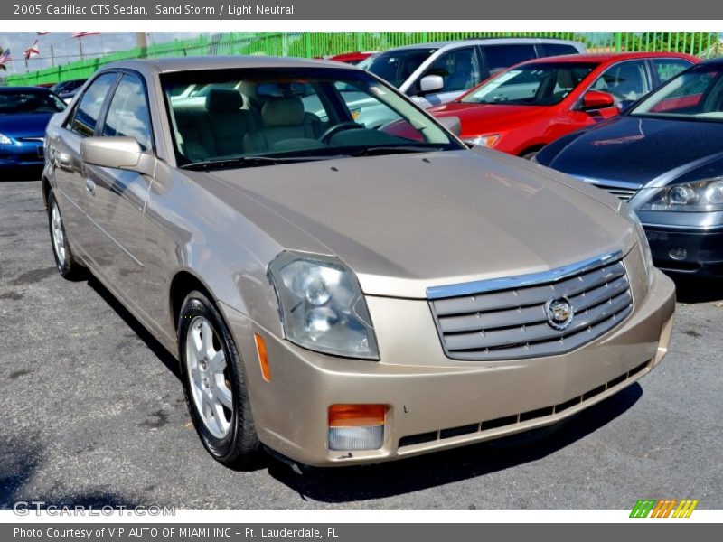 Sand Storm / Light Neutral 2005 Cadillac CTS Sedan