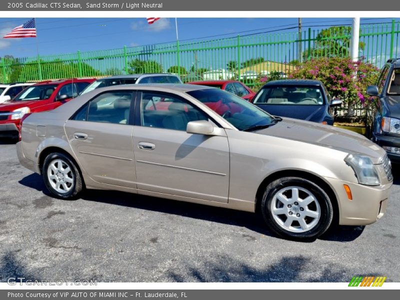 Sand Storm / Light Neutral 2005 Cadillac CTS Sedan