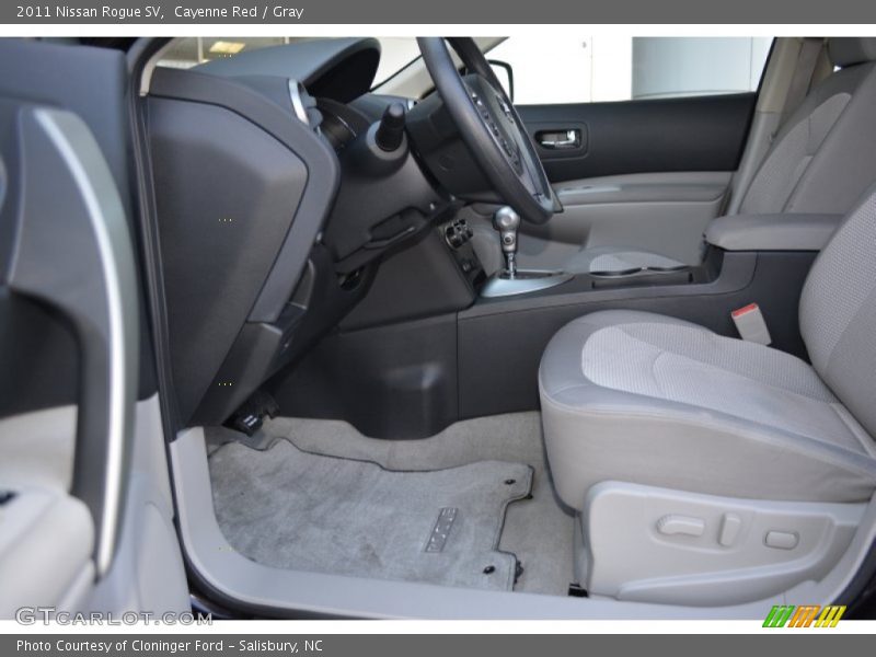 Cayenne Red / Gray 2011 Nissan Rogue SV