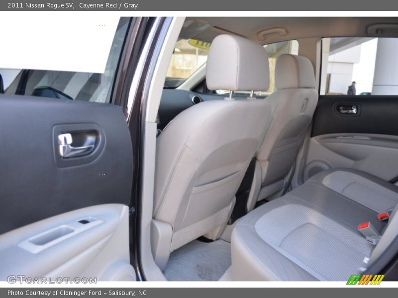 Cayenne Red / Gray 2011 Nissan Rogue SV