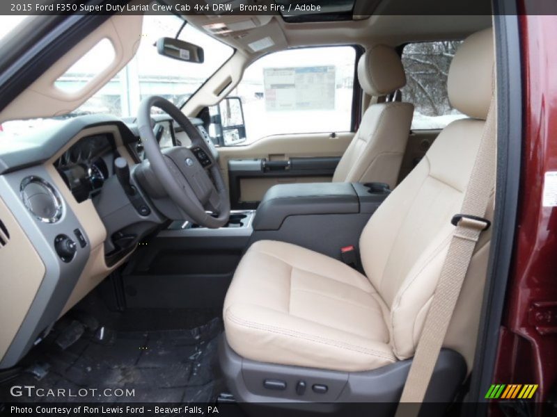 Bronze Fire / Adobe 2015 Ford F350 Super Duty Lariat Crew Cab 4x4 DRW