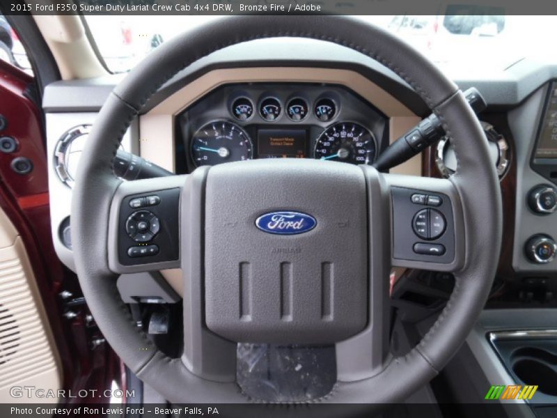 Bronze Fire / Adobe 2015 Ford F350 Super Duty Lariat Crew Cab 4x4 DRW