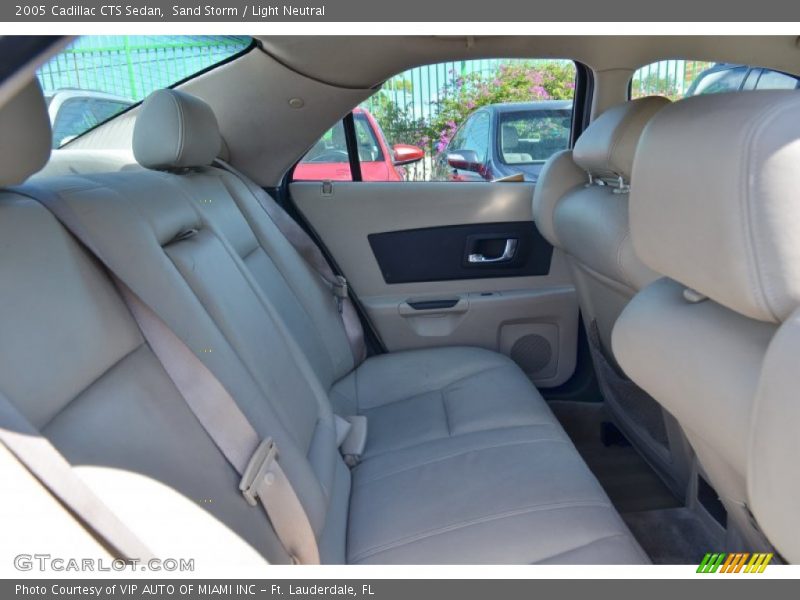 Rear Seat of 2005 CTS Sedan