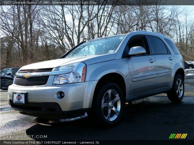 Silverstone Metallic / Light Gray 2007 Chevrolet Equinox LT AWD