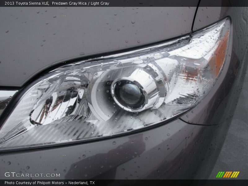 Predawn Gray Mica / Light Gray 2013 Toyota Sienna XLE