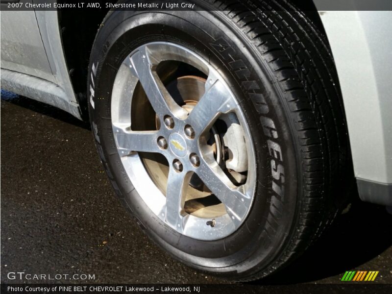 Silverstone Metallic / Light Gray 2007 Chevrolet Equinox LT AWD