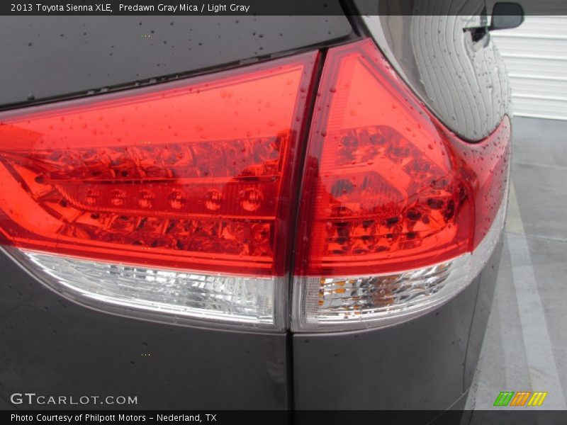 Predawn Gray Mica / Light Gray 2013 Toyota Sienna XLE