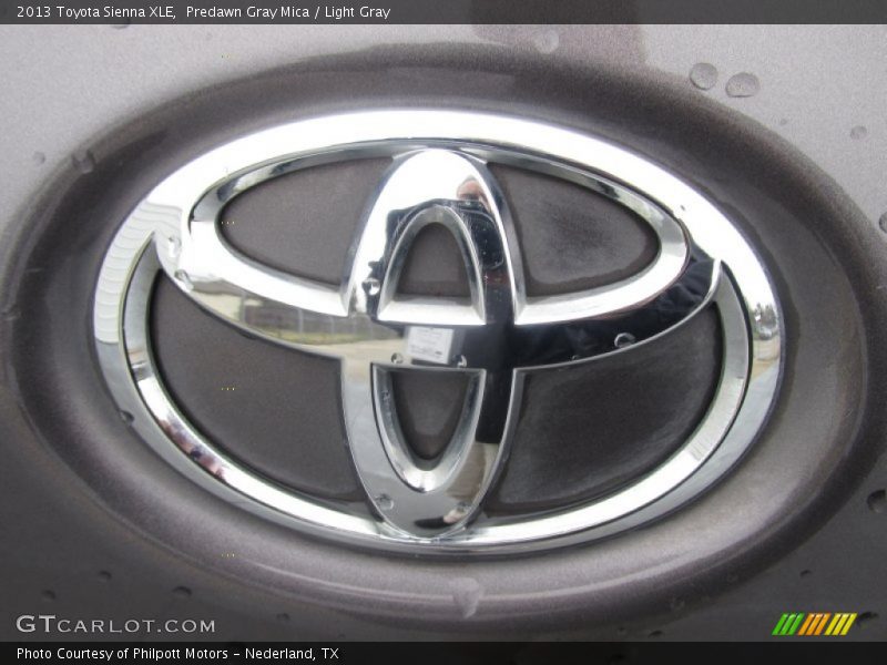 Predawn Gray Mica / Light Gray 2013 Toyota Sienna XLE