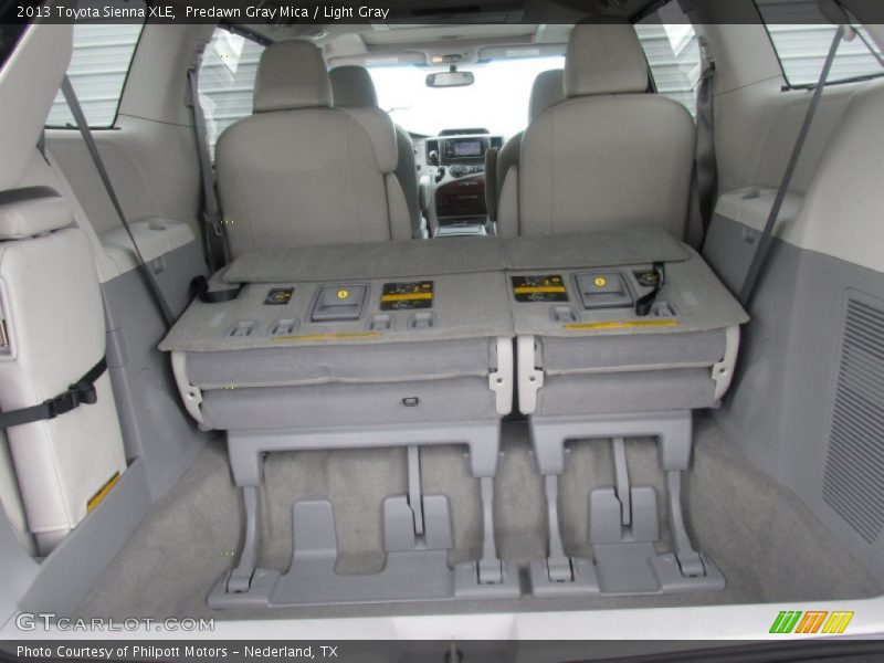 Predawn Gray Mica / Light Gray 2013 Toyota Sienna XLE